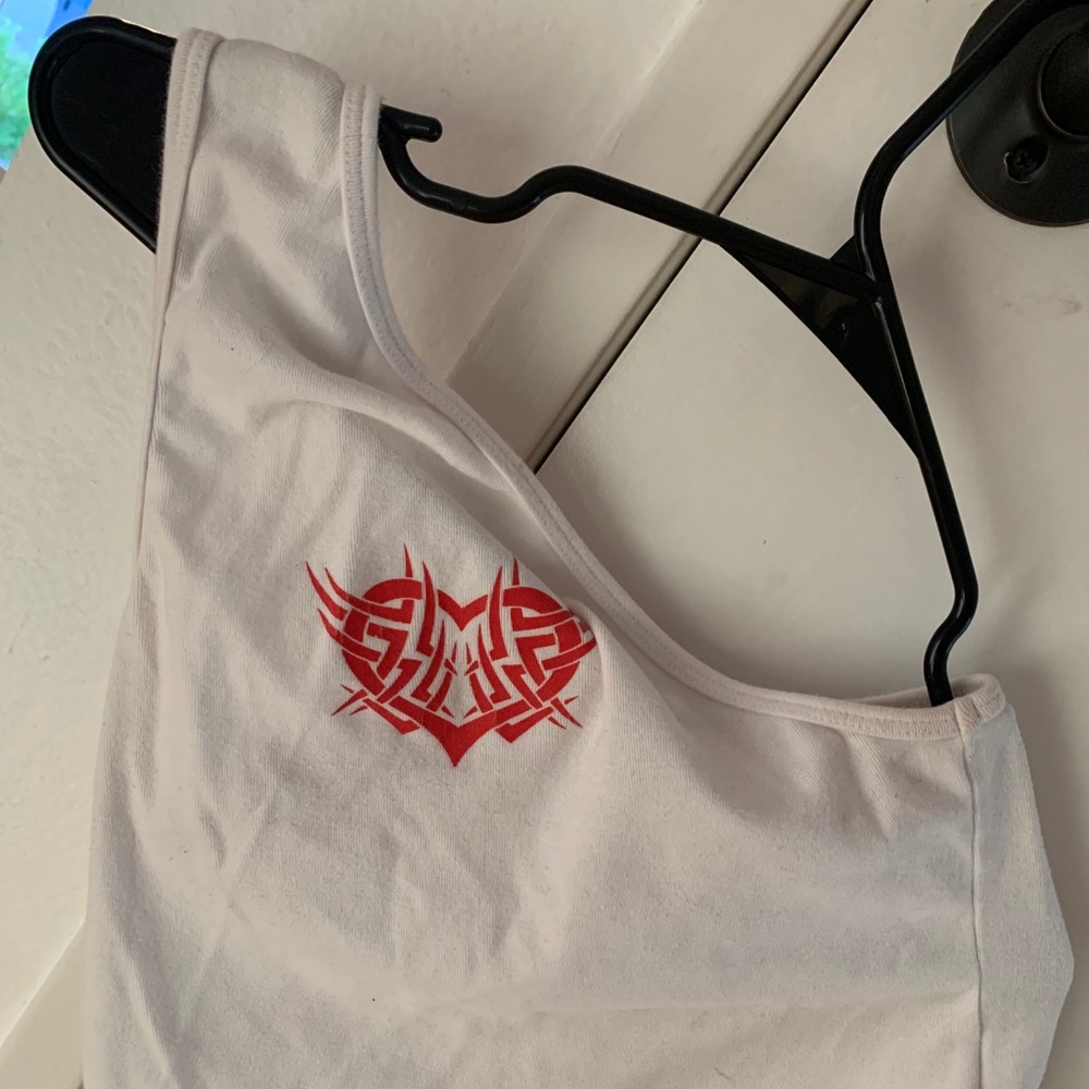 one shoulder tank